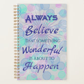 Always Believe Wonderful Planner (Devant)
