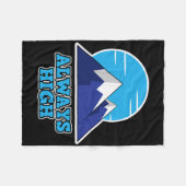 Always High For Outdoor Fans - Hiking  Fleece Deken (Voorkant (Horizontaal))