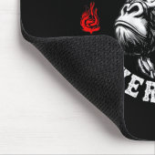 Always Tired Never Broke Funny Monkey (on Back) Muismat (Hoek)