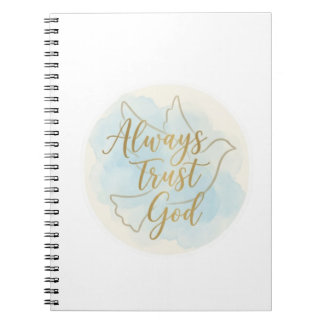 Always Trust God Religious Quote Gift Notitieboek