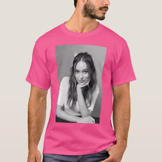 Alycia Debnam-Carey Zwart Wit Pop Kunstportret T-shirt