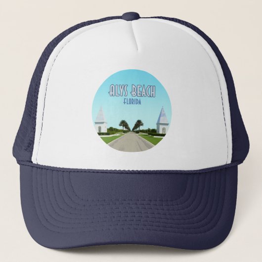 Alys Beach Florida Gulf Coast  Trucker Pet (Voorkant)