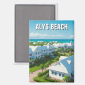 Alys Beach Florida Reizen Magneet (Voorkant / Achterkant)