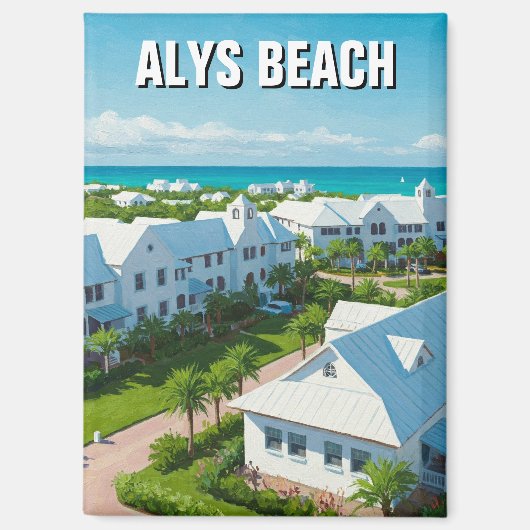 Alys Beach Florida Reizen Magneet (Voorkant)
