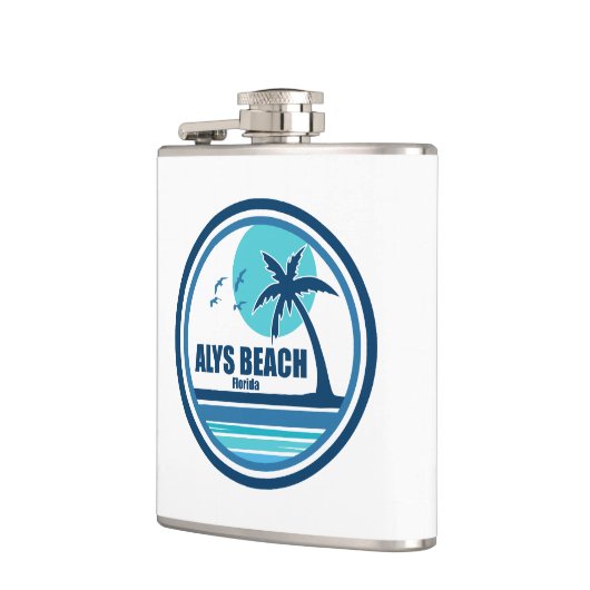 Alys Beach Fort Walton Palm Tree Vogels Heupfles (Links)