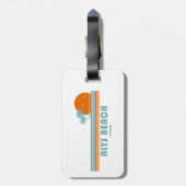 Alys Beach Fort Walton Sun Palmbomen Bagagelabel (Achterkant verticaal)