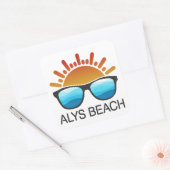 Alys Beach Zonnebril Vierkante Sticker (Envelop)