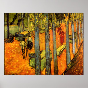 Alyscamps van Vincent Van Gogh Poster