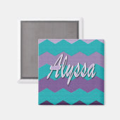 Alyssa Chevron Magnet Magneet (Voorkant / Achterkant)