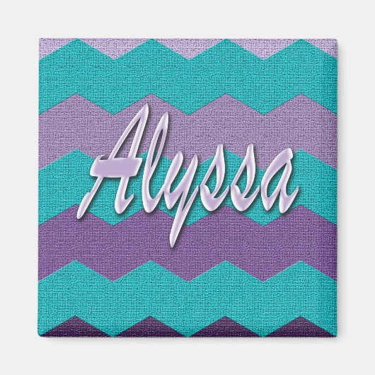 Alyssa Chevron Magnet Magneet (Voorkant)