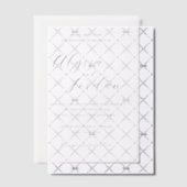 Alyssa kalligrafie typografie Elegante bruiloft Vellum Uitnodigingen (Offset (Uitnodiging))