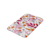 Alyssa Mae Hand getekend Roze en Sinaasappel gebla Badmat (Gekanteld)