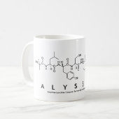 Alyssia peptide nom mug (Devant gauche)