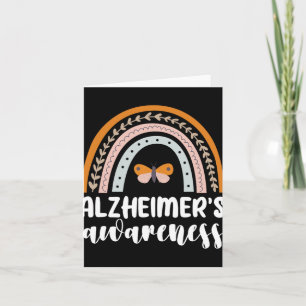 Alzheimer's Bewustzijn Dementie Rainbow Butter Kaart