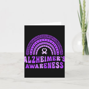 Alzheimer's Bewustzijn Schattigee Paarse olifa Kaart
