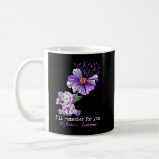 Alzheimer Awareness Cute Elephant Koffiemok
