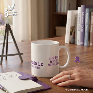 Alzheimer Awareness Hashtag Stop Alzheimer Koffiemok