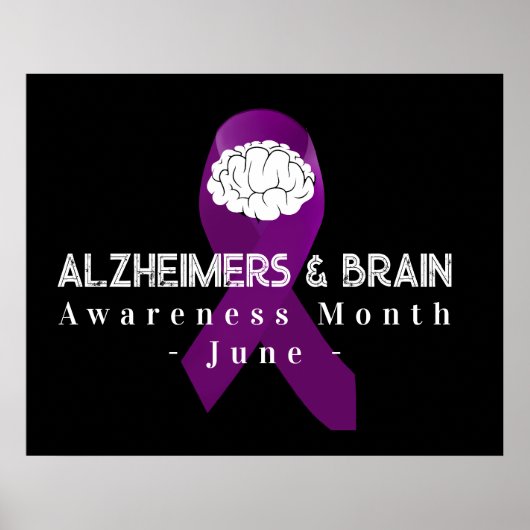Alzheimer & Brain Awareness Maand Juni Poster (Voorkant)
