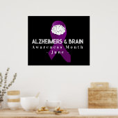 Alzheimer & Brain Awareness Maand Juni Poster (Keuken)