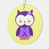 Alzheimer Disease Awareness Owl Ornament (Links)