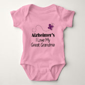 Alzheimer Ik hou van mijn grootmoeder Romper (Voorkant)