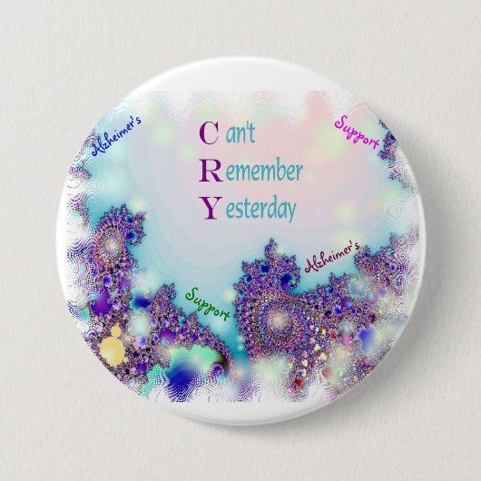 Alzheimer Support Button (Voorkant)