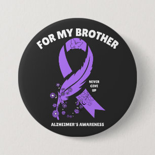 Alzheimer - Voor mijn broer Ronde Button 7,6 Cm