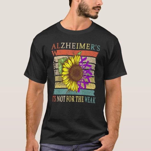 Alzheimer Warrior T-shirt (Voorkant)