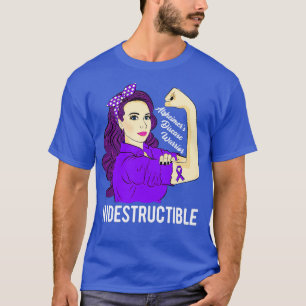 Alzheimer Ziekte Aankomst Onverwoestbare Awarenes T-shirt