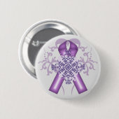 Alzheimer Ziekte & Pancreaskanker Maanden Ronde Button 5,7 Cm (Voorkant /achterkant)