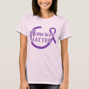 Alzheimerbewustzijn Herinneringen Tellen T-shirt