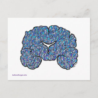 Alzheimer's Awareness Briefkaart - Blue