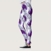 Alzheimer's Awareness Elephants Leggings (Links)