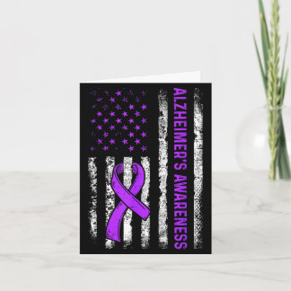 Alzheimer's awareness fight american usa flag kaart
