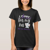 Alzheimer's Awareness I Fight For Avo Alzheimer's T-shirt (Voorkant)