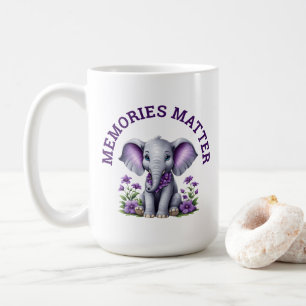 Alzheimer's Awareness Memories Matter Elephant Koffiemok