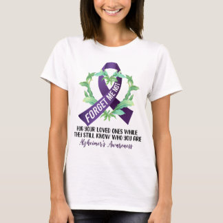 Alzheimer's Awareness, We draag paars voor dementi T-shirt