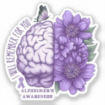 Alzheimer's Bewustheid die ik voor jullie zal onth