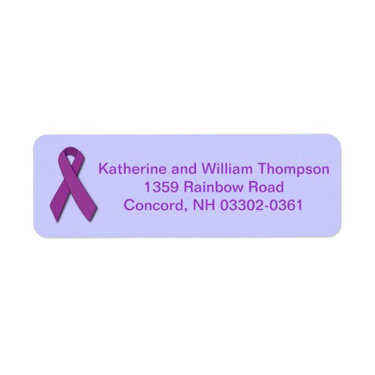 Alzheimer's Disease Awareness Etiket (Voorkant)