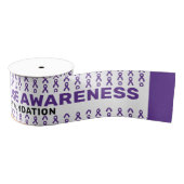 Alzheimer's Disease Awareness Pattern Ribbon Grosgrain Lint (Spoel)