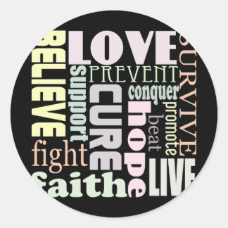 Alzheimer's Inspirerend woorden Ronde Sticker