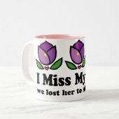 Alzheimer's Mok ter herdenking van mama (Voorkant links)