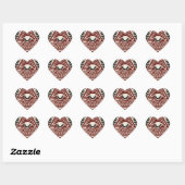 Alziend Oog Hart Sticker (Vel)