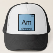 Am - Air Marshall Chemistry Element Symbol T-Shirt Trucker Pet (Voorkant)