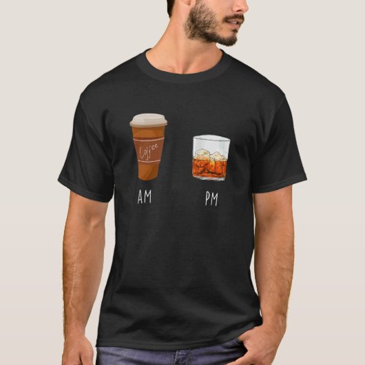 AM Coffee PM Win 20 T-shirt (Voorkant)