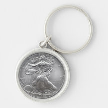 Am Eagle Munt Ontwerp Sleutelhanger