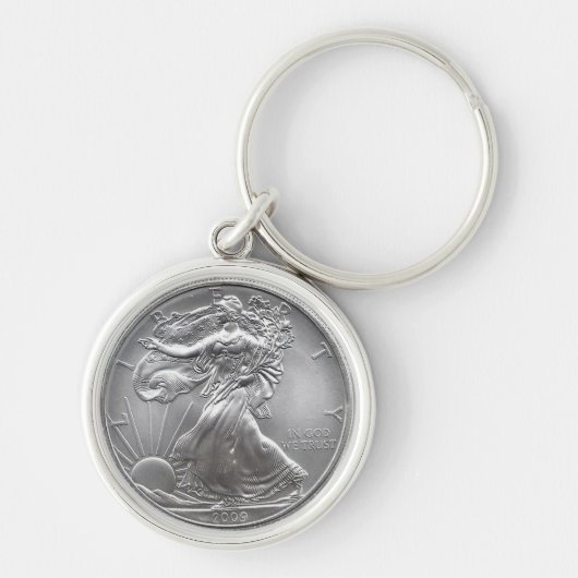 Am Eagle Munt Ontwerp Sleutelhanger (Voorkant)