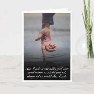 Am Ende wird alles gut sein Kaart