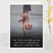 Am Ende wird alles gut sein Kaart (Gele Bloem)