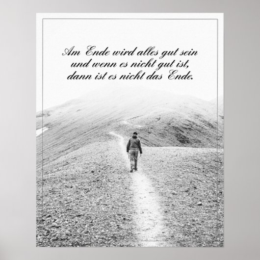 Am Ende wird alles gut sein Poster (Voorkant)